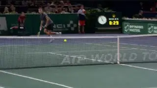 Jerzy Janowicz ... incredible get (Federer like)