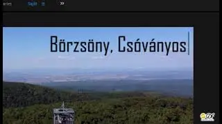 Az Adobe Premiere Pro - Videók Szerkesztése - 6.6. Lecke - Animációk 3. (Szöveg)