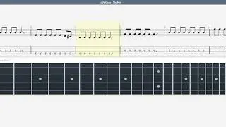 Lady Gaga - Shallow, Bass Tab