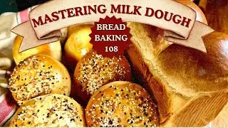 One Milk Dough, 2 Ways - Bread Baking 108 | Sandwich Loaf and Burger Buns