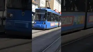 M&uuml;nchen Tram 🇩🇪 &bull; R2.2b 2155 &bull; Hackerbr&uuml;cke &bull; 02.09.2024