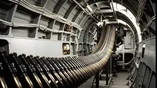 British heavy bomber Lancaster's gunner during WW2