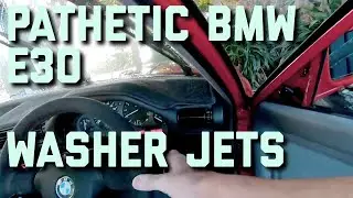 Как исправить слабые форсунки стеклоомывателя BMW E30