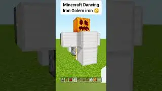 Minecraft Dancing Iron Golem Tutorial 🔥