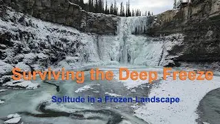 Winter Truck Camping on the FTR | Frozen Waterfall Tour