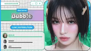 Red Velvet 'Bubble' (Line Distribution)