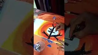 #crayonsart #birdinthetree #lovetodoit &hearts;️&hearts;️&hearts;️