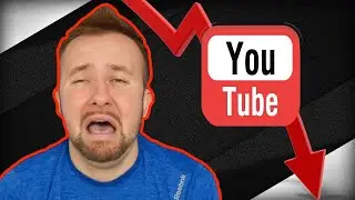 My Youtube Income Is CRASHING 60% Drop In Revenue - What Is Going On ?