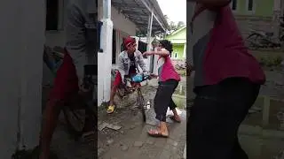 kribo keserempet sepeda drag aceng