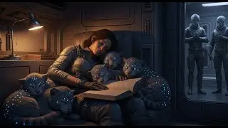 Human Nodded Off Reading to Predator Cubs &mdash; Elite Guard Found Them Curled Around Her Protectively