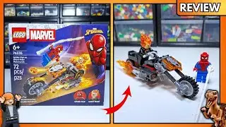 &iexcl;NUEVO Ghost Rider! - LEGO Marvel Spider-Man vs. Ghost Rider Motorcycle set (76335) Review
