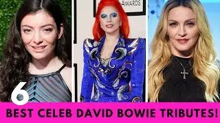Top 6 Best Celebrity David Bowie Tributes! | Hollywire
