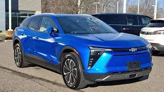 2024 Chevrolet Blazer EV All Wheel Drive! Riptide Blue Metallic! Black Leather Trimmed seats!
