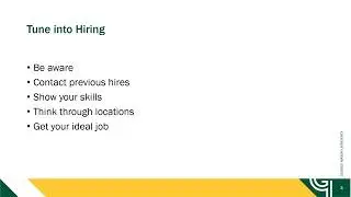 Where do you want to work?