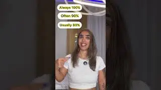 From always to never &mdash; learn how to use frequency words naturally in everyday English &hearts;️ #english #s
