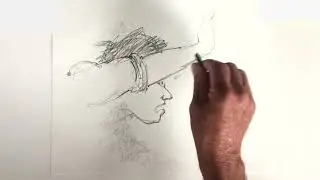 Mirror, a speed drawing by Tim Holmes