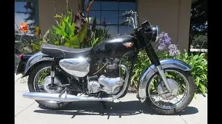 1966 Matchless G15 750c start and ride video for BAT auction