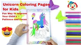 Unicorn Coloring Pages for Kids A Fun Way to Improve Your Child's Patience and Focus