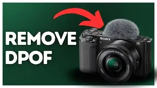 How to remove DPOF on Sony ZV-E10?