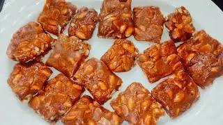Tasty Gurr & Peanut Chikki Recipe |Healthy & Home made Chikki 