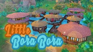 LITTLE BORA BORA // Sims 4 Speed Build