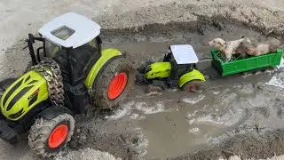 2RC Tractor cow farm house remote control Tractor RC Tractor kids ￼