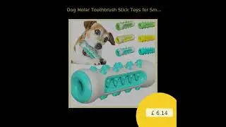 Dog Molar Toothbrush Stick Toys for Small Large Dogs Cat Tooth Cleaning Puppy Chew Funny Interact...