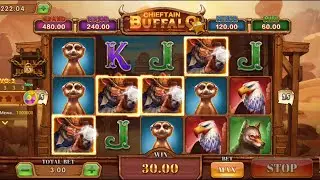Vegas Casino || Buffalo charge || Slot game || How To Play slot game vegas casino review