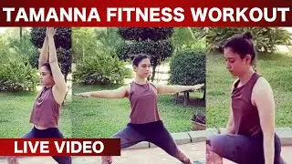 Actress Tamanna Latest Stunning  Workout Video | Tamanna Yoga Exercise | Wetalkiess