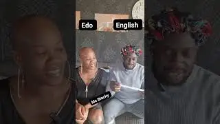 Couple Languages Challenge Games. English vs Edo.  #viralvideo #funny #comedy @ryanhiga @cardib