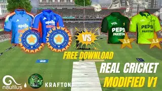 REAL CRICKET MODIFIED V1 RELEASED FOR FREE | AHMAD MODS 
