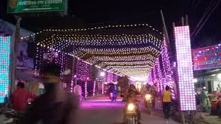phoolpur Durga Puja light