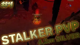 SPENT 1 HOUR IN STALKER CD I CORRUPTED DUNGEON PVP #4 I Albion Online