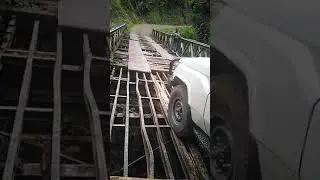 Typical PNG Bridge Crossing in a remote area