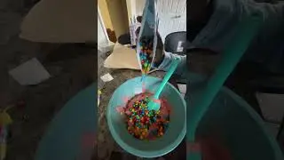 Making Strawberry M&M Hershey cookies 