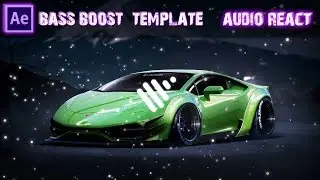 Bass Boost - After Effects Audio Spectrum Template [Audio React]