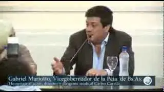 Acto homenaje a Carlos Carella