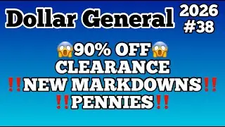 2026#38😱Dollar General Couponing😱90% OFF CLEARANCE‼️NEW MARKDOWNS‼️PENNIES‼️MUST WATCH👀👀