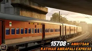 Last Journey of 2025 | 15708 Amritsar-Katihar Amrapali Express| Railworks| TS Classic#indianrailways