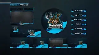 I will design twitch or mixer overlay animated for your stream