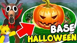 Construimos La BASE HALLOWEEN En 99 noches en el Bosque 🔥
