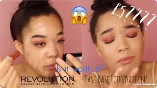 MAKEUP REVOLUTION FAST BASE FOUNDATION STICKS | 8 HR WEAR TEST + SWATCHES | SHANICE WITTER
