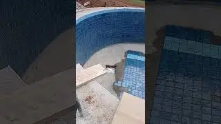 Pool tiling #learning #construction