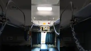 Train Travel In Indian Railway There Tier AC Coach #trainjourney#train#youtubeshorts#youtube #shorts