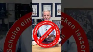 Pflege-Irrtum: Schuhe einfach trocknen lassen.