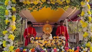Eucharistic Procession at St. John the Baptist Church, Honmanv, Kumta on 24th Jan 2026