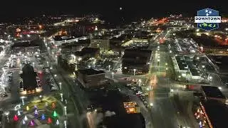 Downtown Johnson City, TN. Mavic 3 Hyperlapse