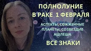 ПОЛНОЛУНИЕ В РАКЕ 1 ФЕВРАЛЯ 2026 ГОДА | ВСЕ ЗНАКИ