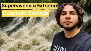 EXPLORANDO bosque ANTIGUO con CASCADA SALVAJE 🌲💦 | Supervivencia - Carne al Fuego y SENDERISMO 🔥
