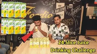 24 Slice Juice Drinking Challenge at Lahore
